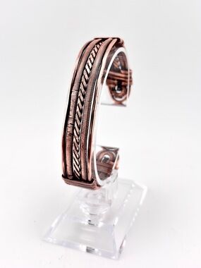HANDMADE Copper Unisex Cuff Bracelet, Statement Jewelry Gift, Boho Jewelry Gift